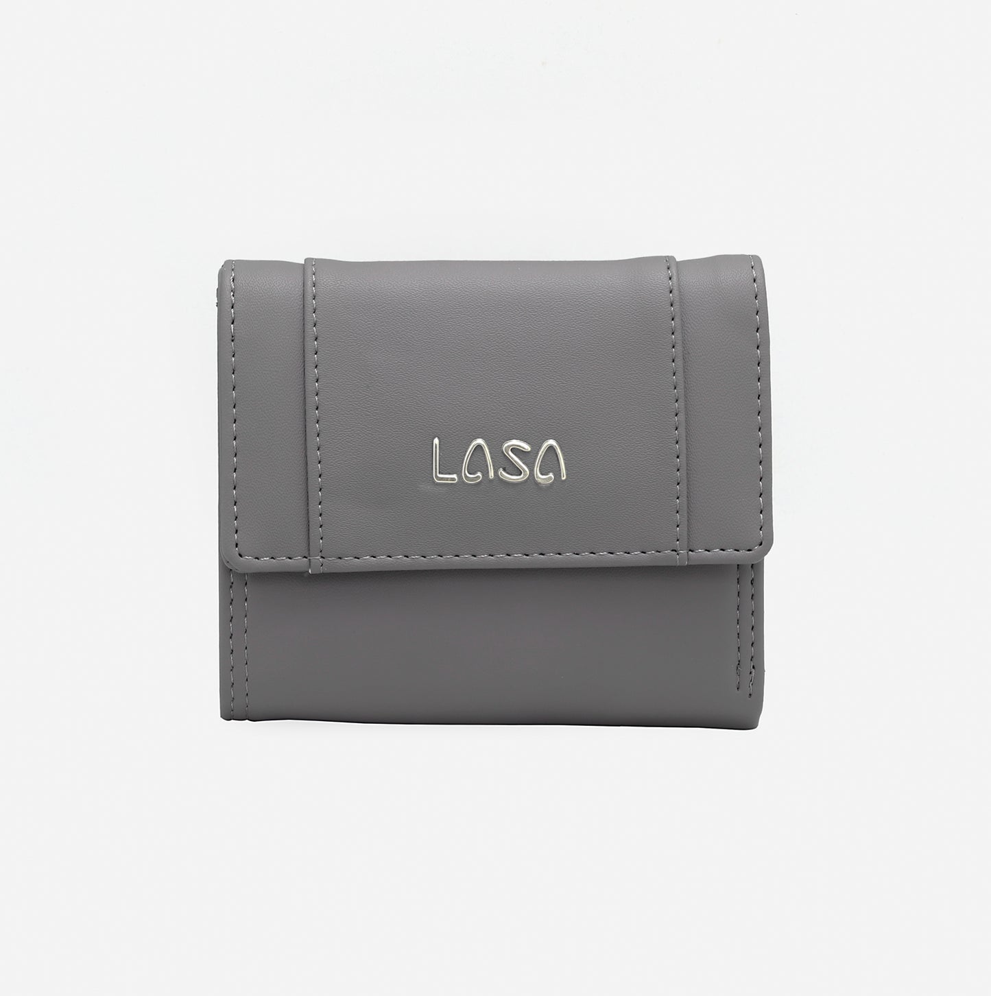 LASA   Trifold Small Women's Wallet  - Grey