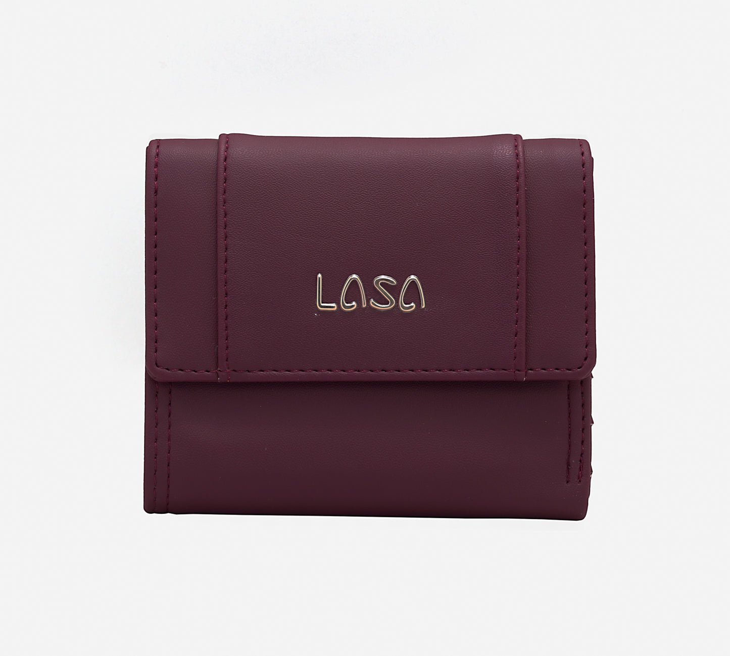 LASA   Trifold Small Women's Wallet  - Maroon