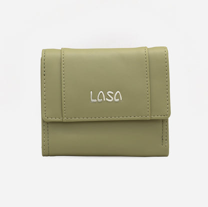 LASA   Trifold Small Women's Wallet  - Olive