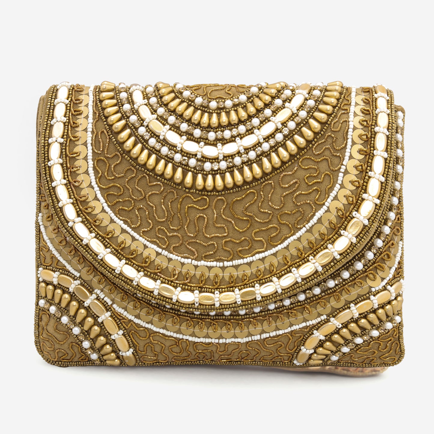 LASA  Partywear  Clutch - Antique