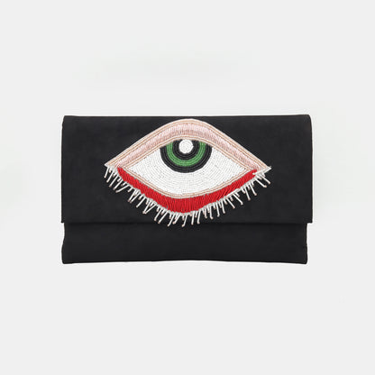 LASA Partywear  Clutch - Black