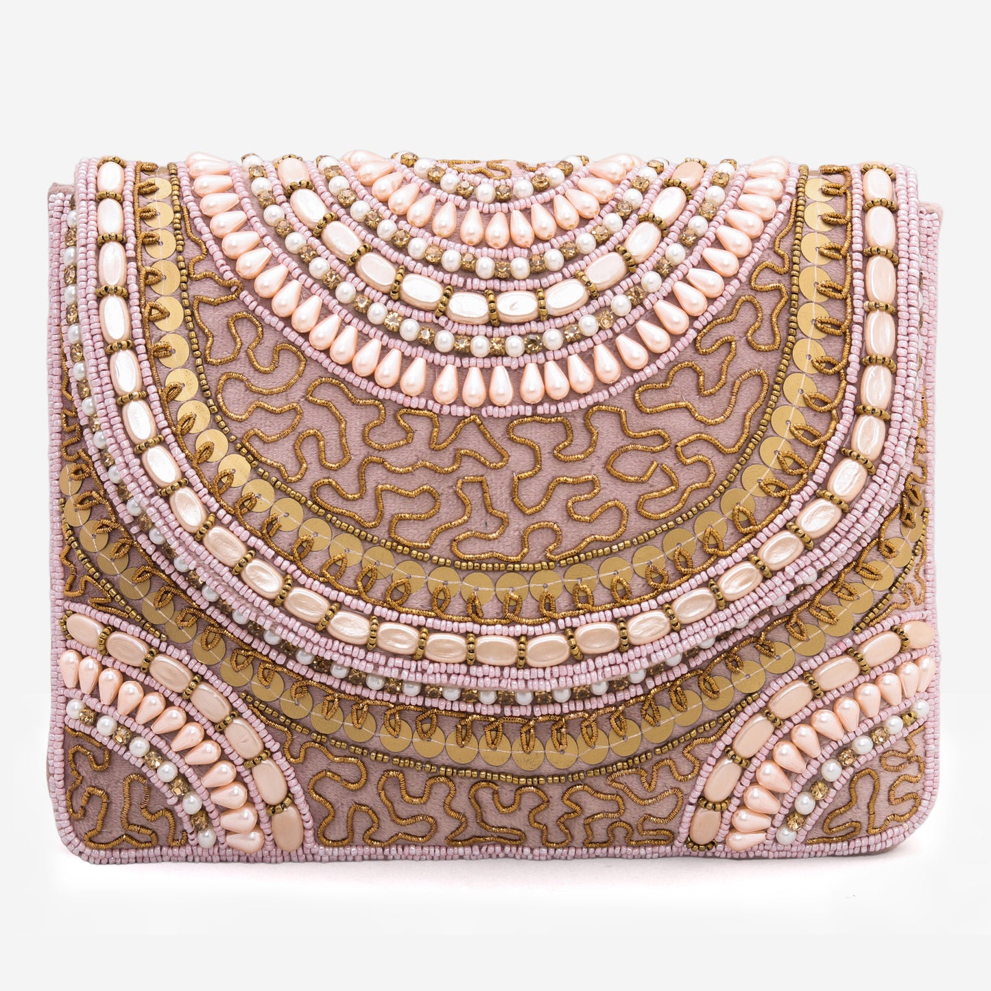 LASA  Partywear  Clutch - Lilac