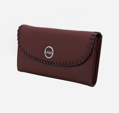 LASA Women's Wallet  - Maroon