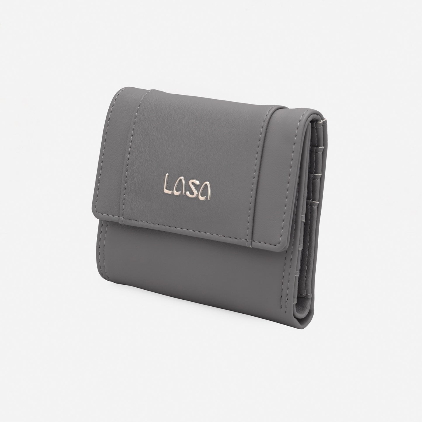 LASA   Trifold Small Women's Wallet  - Grey