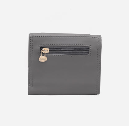 LASA   Trifold Small Women's Wallet  - Grey