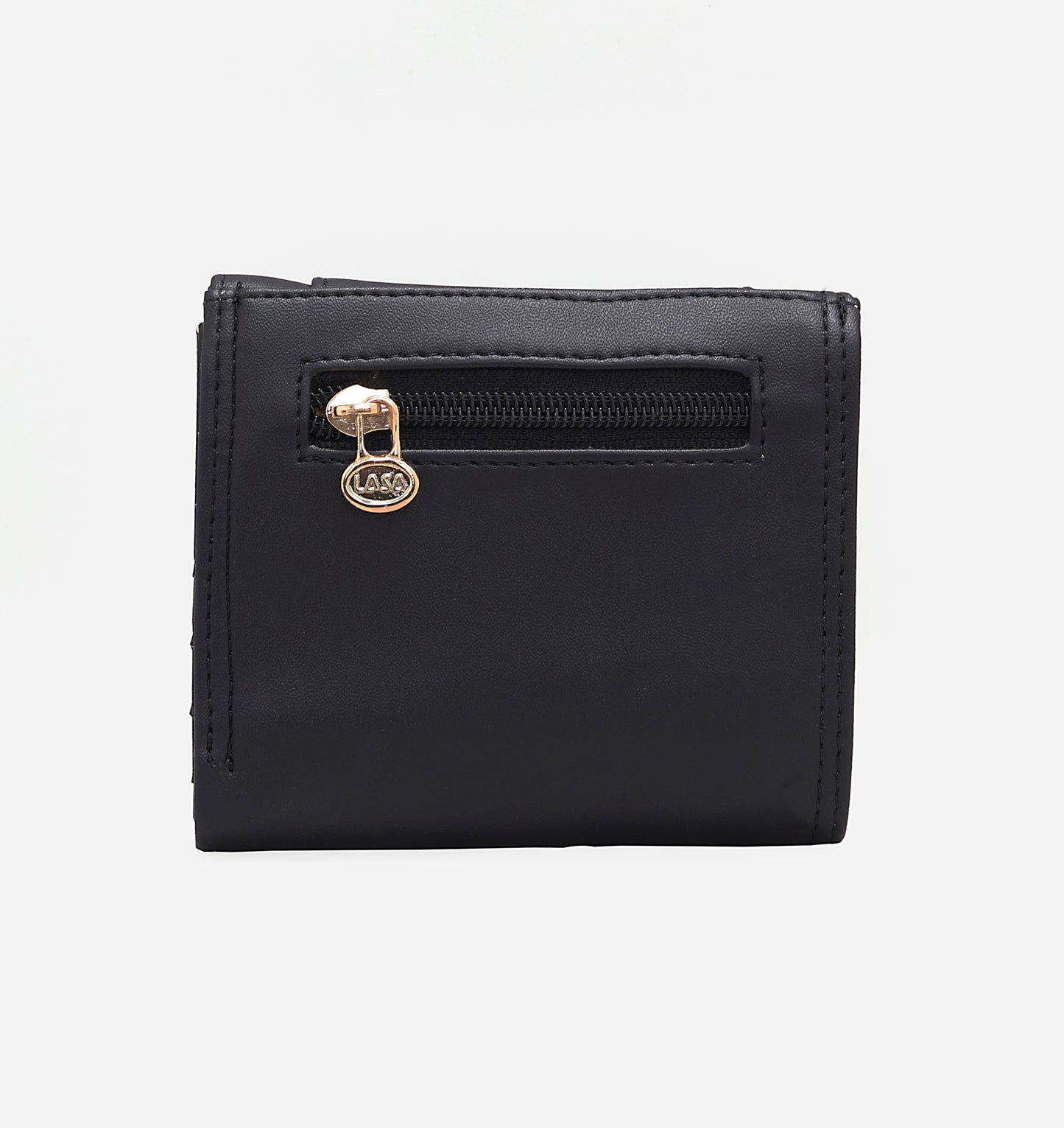 LASA   Trifold Small Women's Wallet  - Black