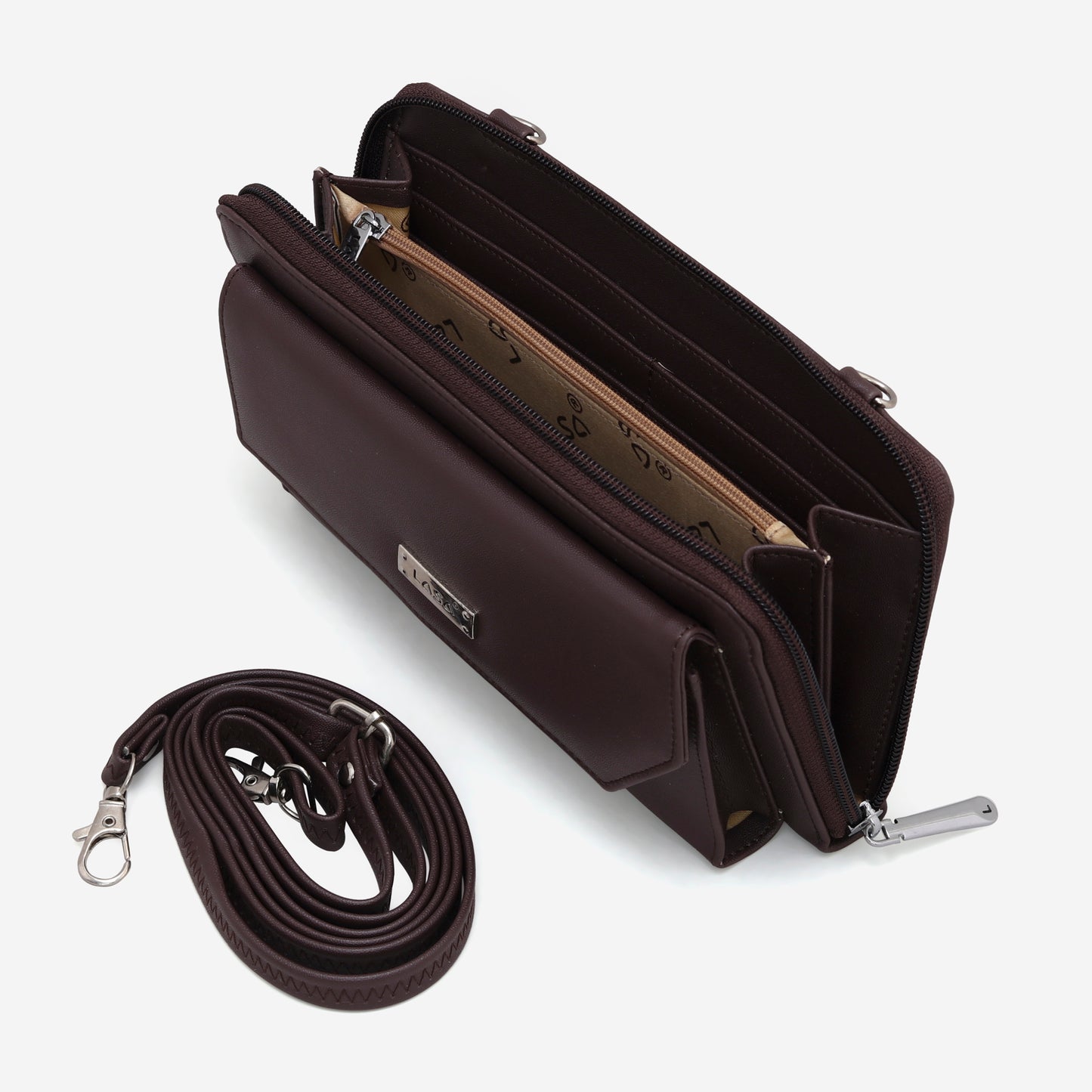 LASA  Casual  Sling Bag - Brown