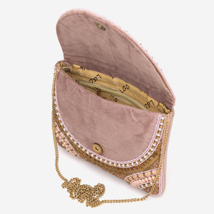 LASA  Partywear  Clutch - Lilac