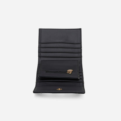 LASA   Trifold Small Women's Wallet  - Black